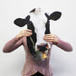 Cow Shaped Jigsaw Puzzle full size