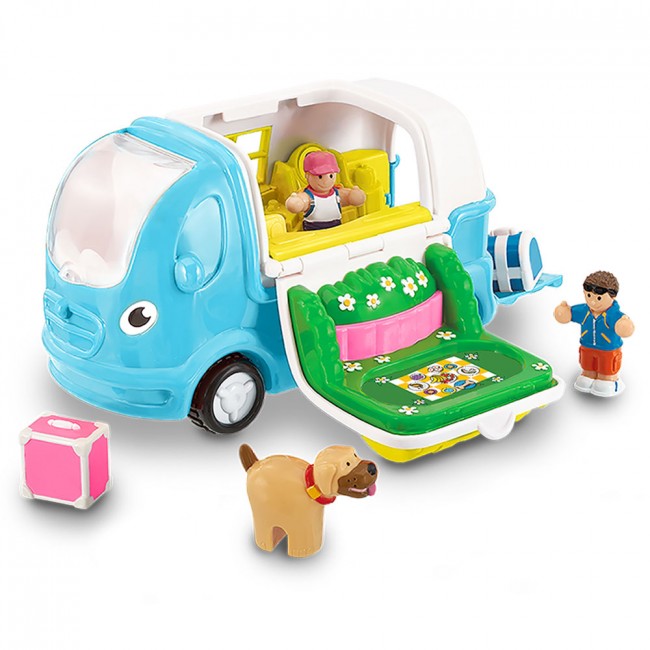 Kitty Camper Van holiday toy van for toddlers - WOW Toys