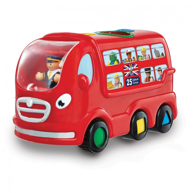 London Bus Leo Shape Sorter WOW Toys for toddlers
