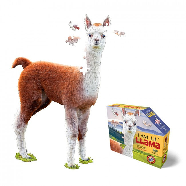 Llama Shaped Jigsaw Puzzle content