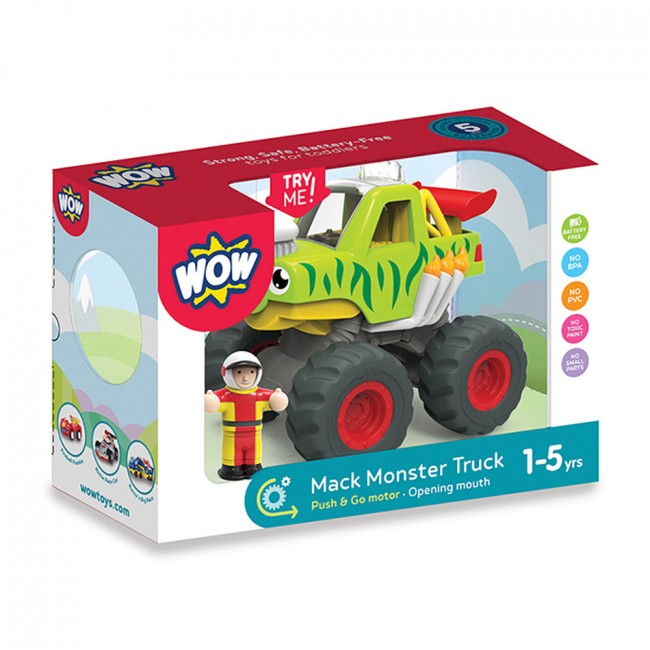 Mack Monster Truck WOW Toys box