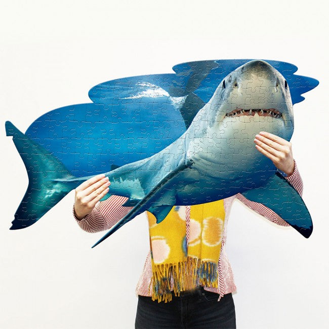 Shark Shaped Jigsaw Puzzle life sized