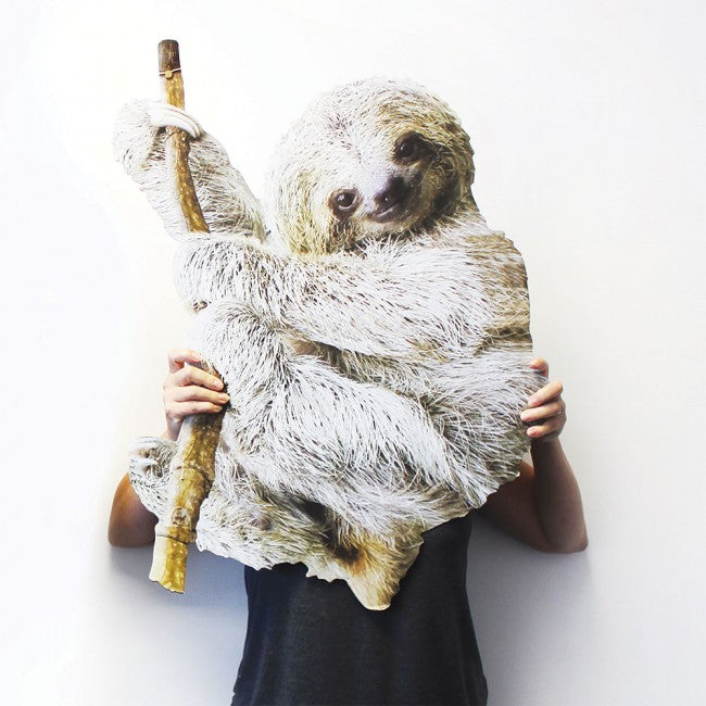 Sloth Shaped Jigsaw Puzzle life sized