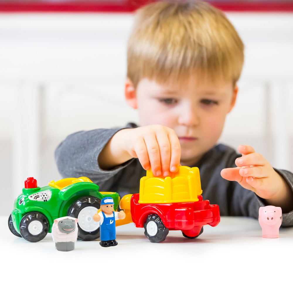 Taylor's Tractor Ride WOW Toys for toddlers