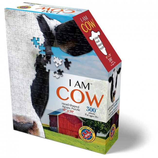 Cow Shaped Jigsaw Puzzle box