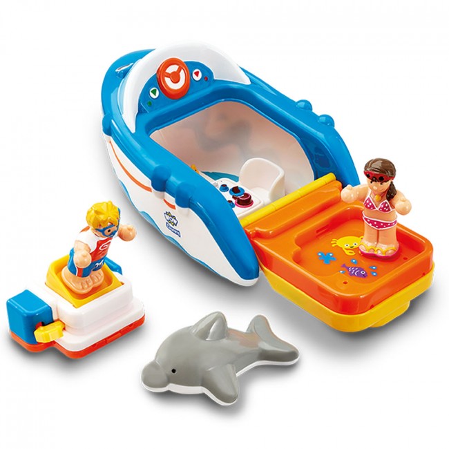Danny's Diving Adventure Speedboat WOW Toy bath boat for toddlers