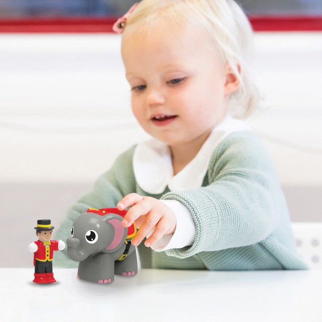 Ellie and Showman Elephant & Ringleader WOW Toys lifestyle