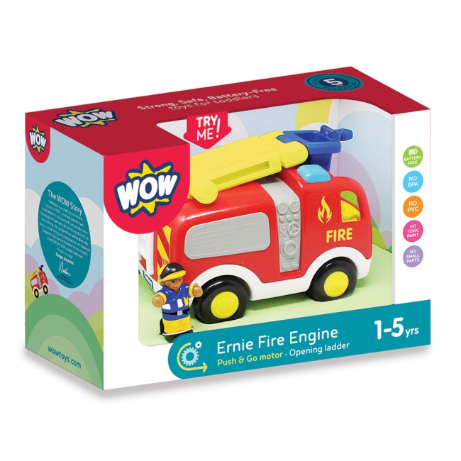 Ernie Fire Engine WOW Toys box