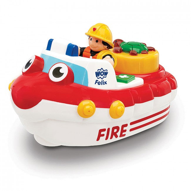 Fireboat Felix WOW toys bath boat