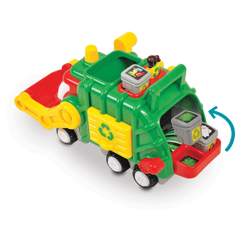 Flip 'n' Tip Fred Garbage Truck WOW Toys feature 2