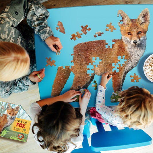 Fox Shaped Jigsaw Puzzle lifestyle