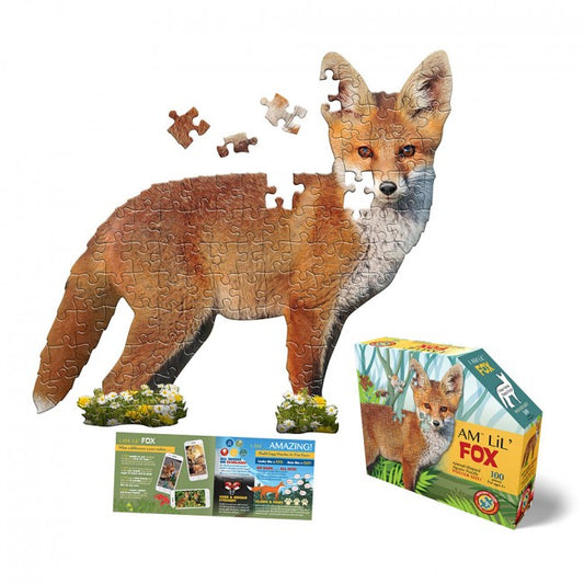 Fox Shaped Jigsaw Puzzle content