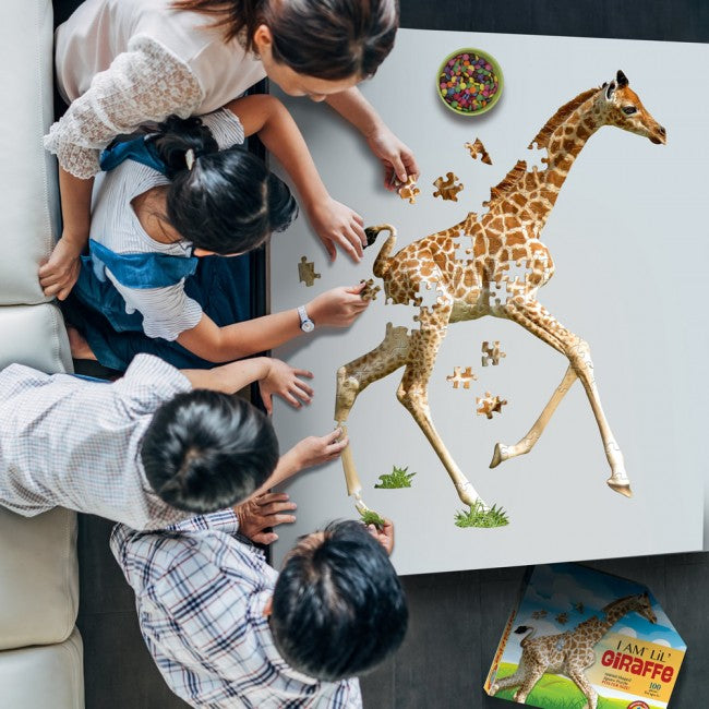 Giraffe Shaped Jigsaw Puzzle lifestyle