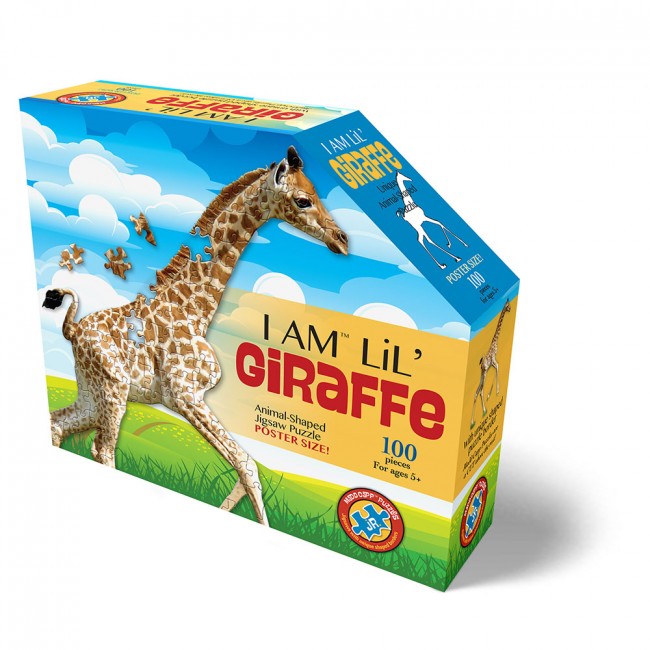Giraffe Shaped Jigsaw Puzzle box