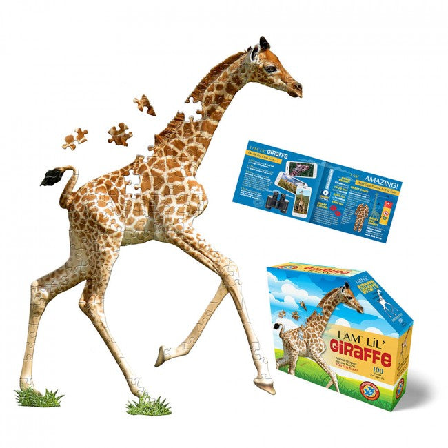 Giraffe Shaped Jigsaw Puzzle content