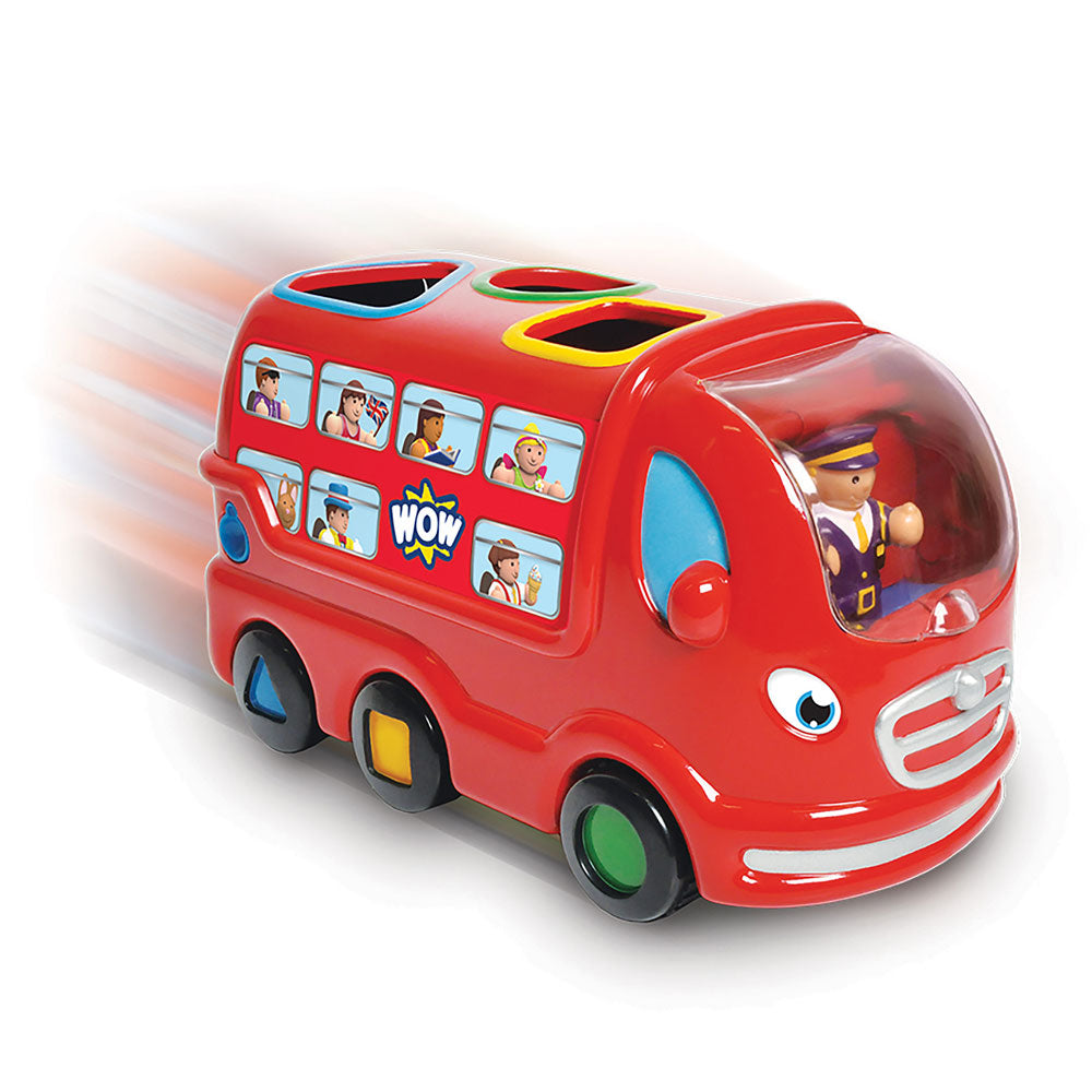 London Bus Leo shape sorter toy for toddlers - WOW Town Toys – WOW Toys