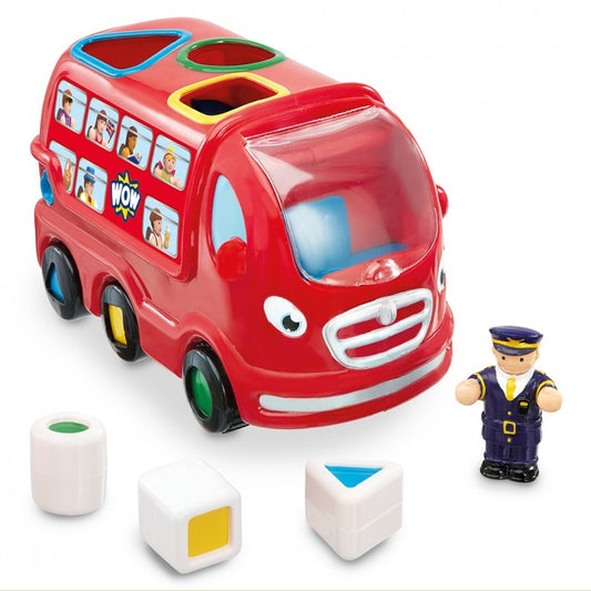 London Bus Leo Shape Sorter WOW Toys for toddlers