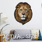 Lion Shaped Jigsaw Puzzle actual size