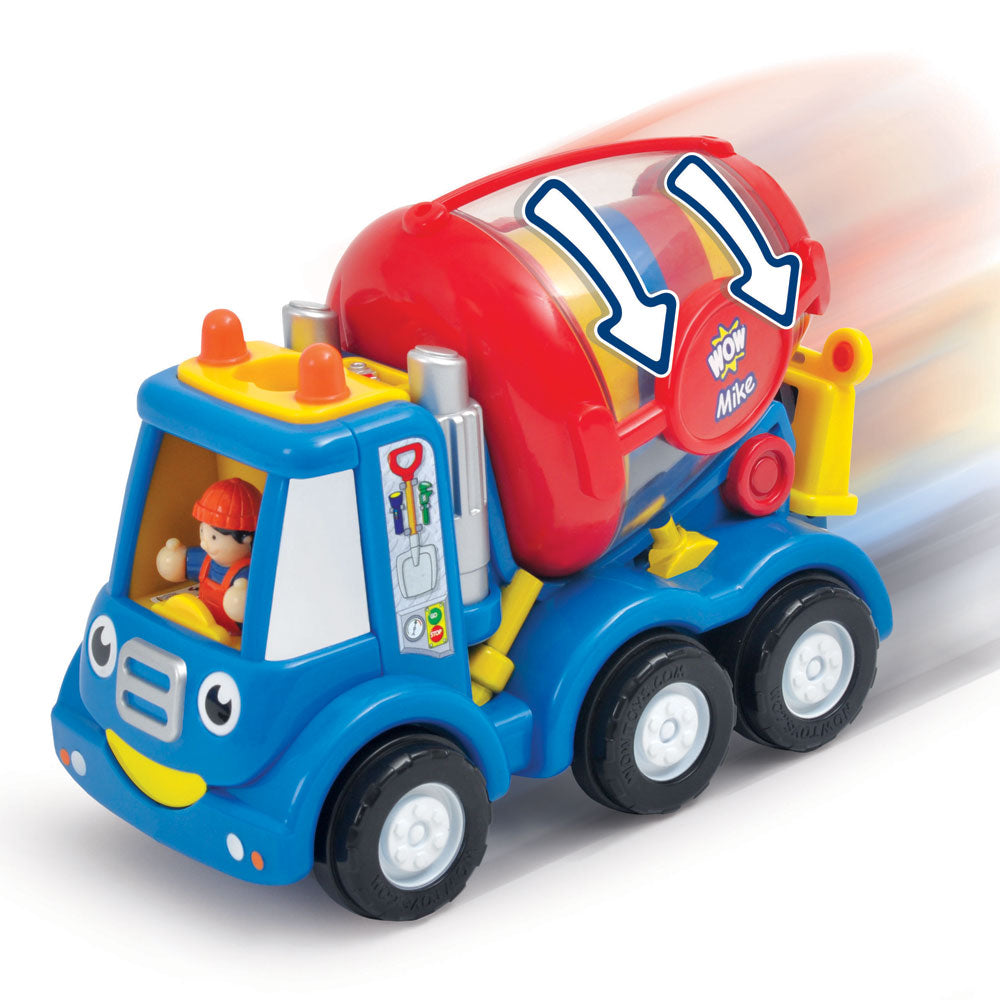 Mix 'n' Fix Mike Cement Mixer toy WOW Toys feature 2