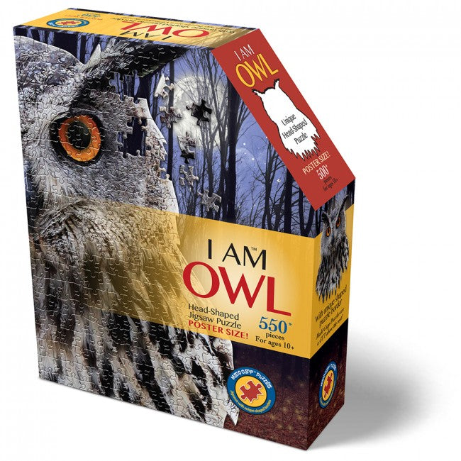 Owl Shaped Jigsaw Puzzle box