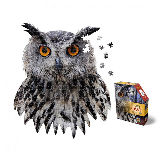 Owl Shaped Jigsaw Puzzle content