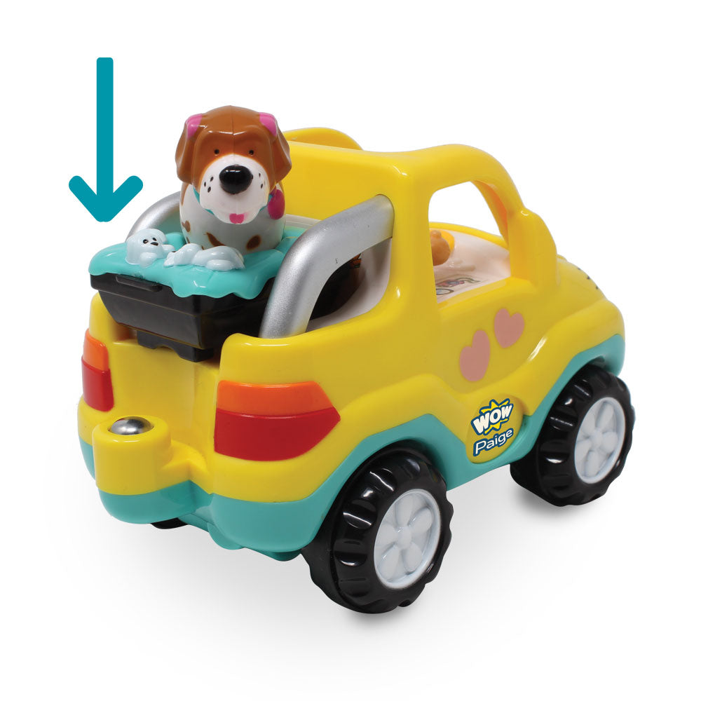 Paige's Pooch 'n' Ride Car WOW Toys car with dog and basket