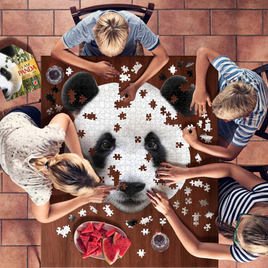 Panda Shaped Jigsaw Puzzle lifestyle