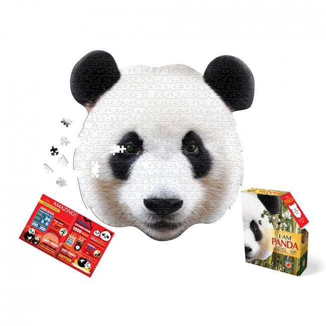 Panda Shaped Jigsaw Puzzle content