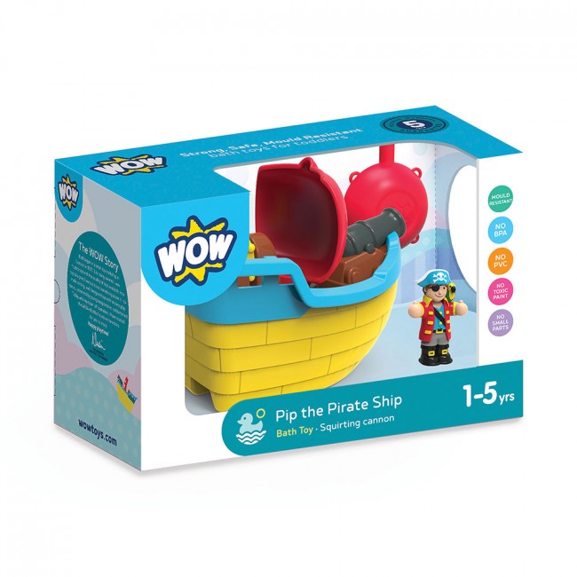 Pip The Pirate Ship WOW Toys for toddlers