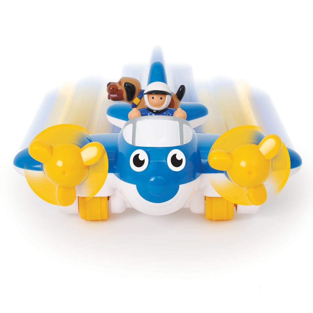 Police Plane Pete WOW Toys airplane feature 1