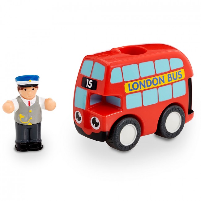 Red Bus Basil WOW Toys for toddlers