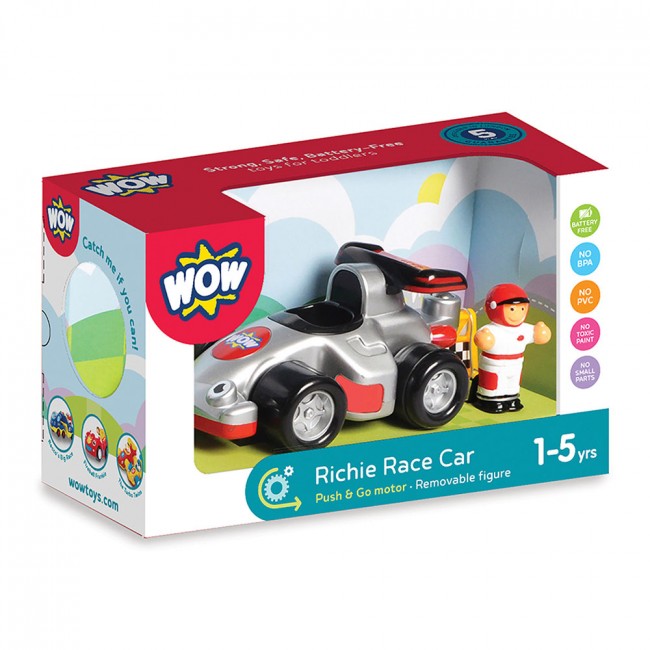 Richie Race Car WOW Toys box