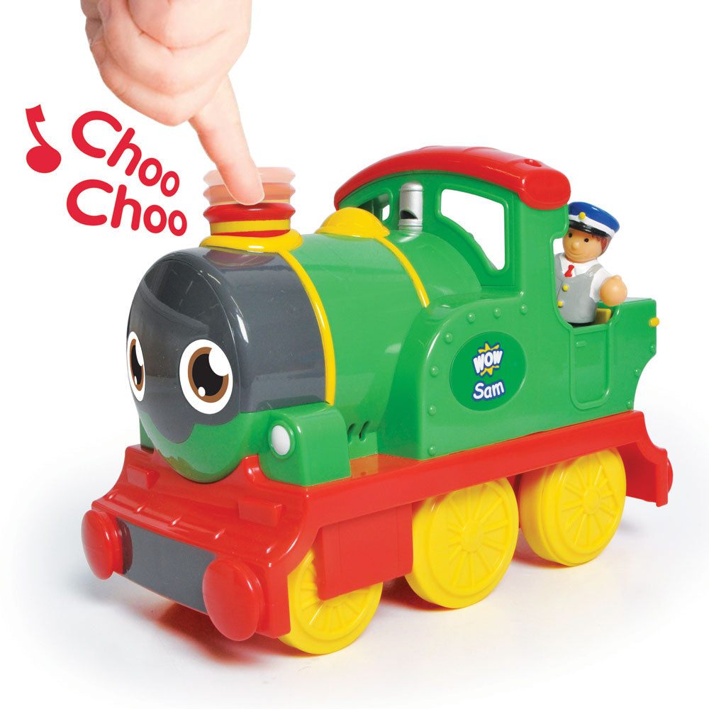 Sam the Steam Train WOW Toys with choo choo whistle