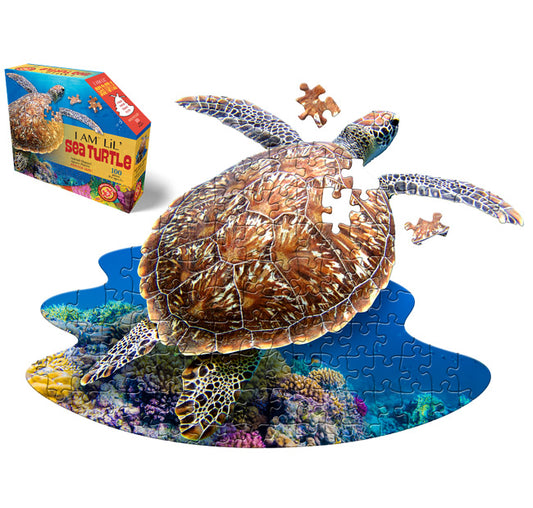 Sea Turtle Shaped Jigsaw Puzzle