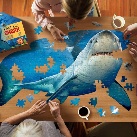 Shark Shaped Jigsaw Puzzle lifestyle