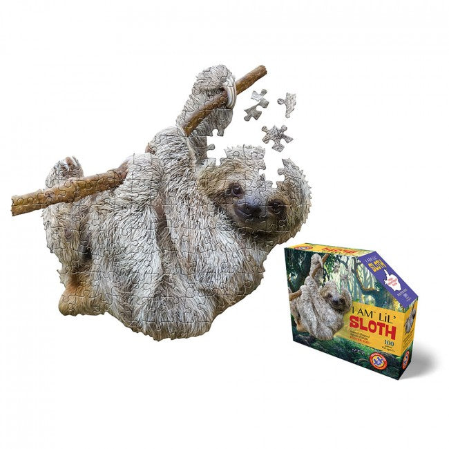 Sloth Shaped Jigsaw Puzzle content