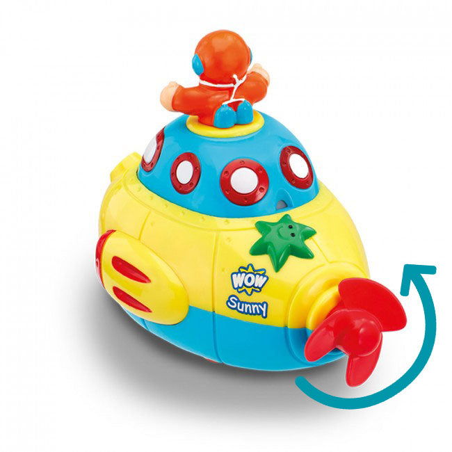 Sunny Submarine WOW Toys Bath toy feature