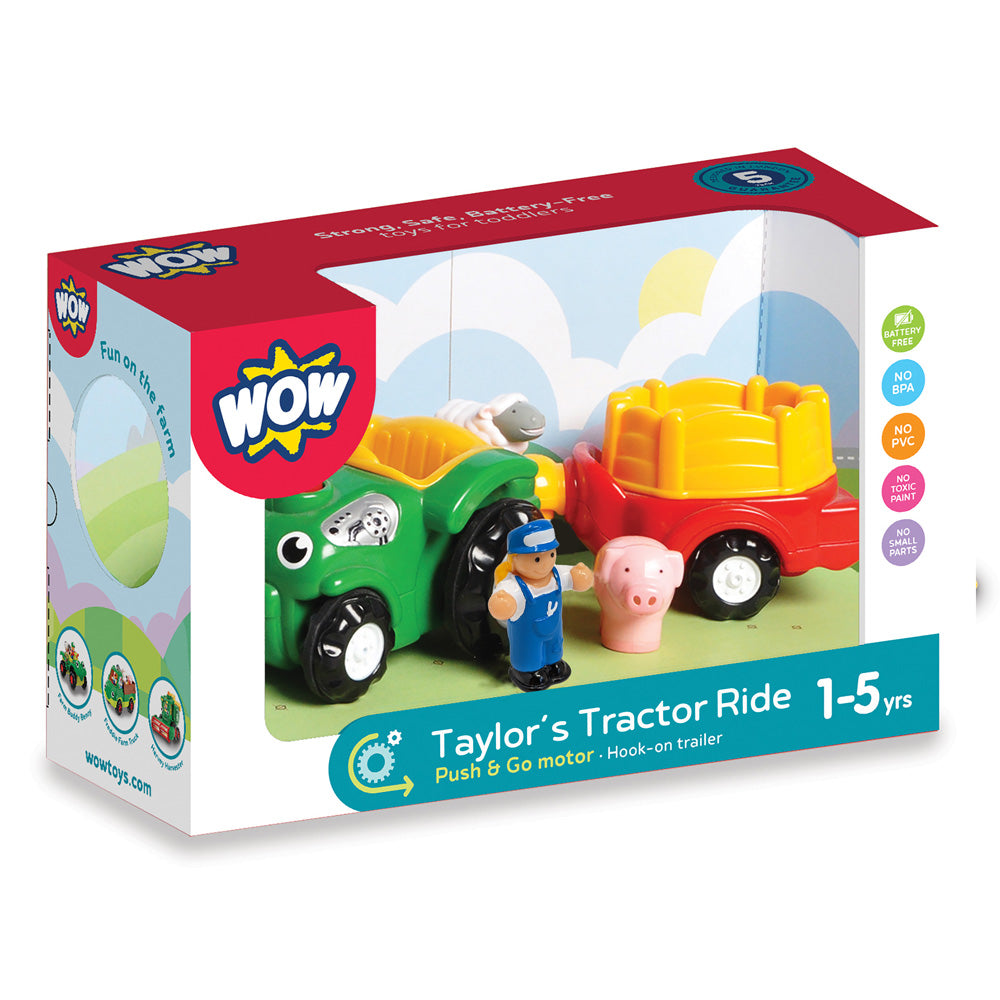 Taylor's Tractor Ride WOW Toys box