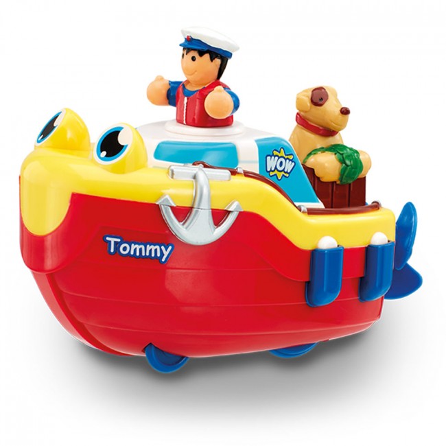 Tommy Tug Boat WOW Toys Bath Toys for toddlers