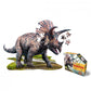 Triceratops Dinosaur Shaped Puzzle content