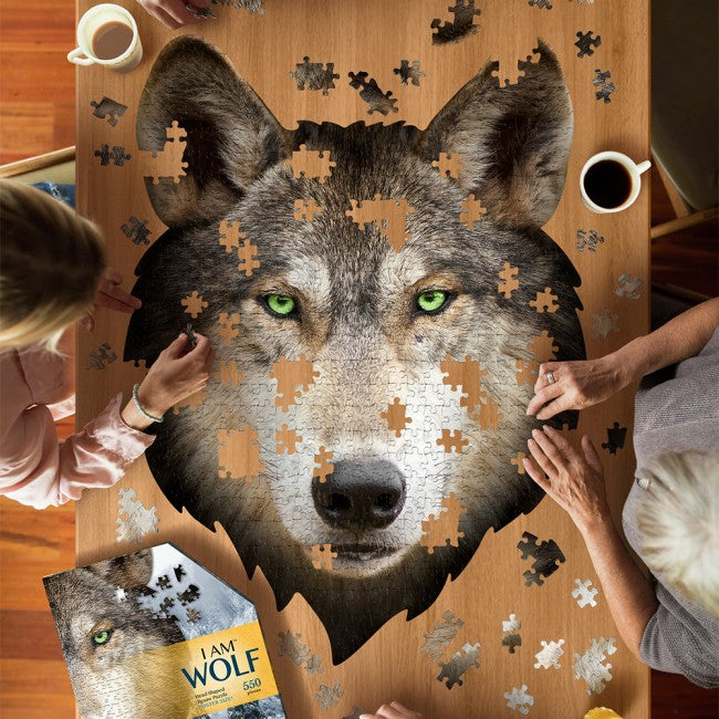 Wolf Shaped Jigsaw Puzzle lifestyle